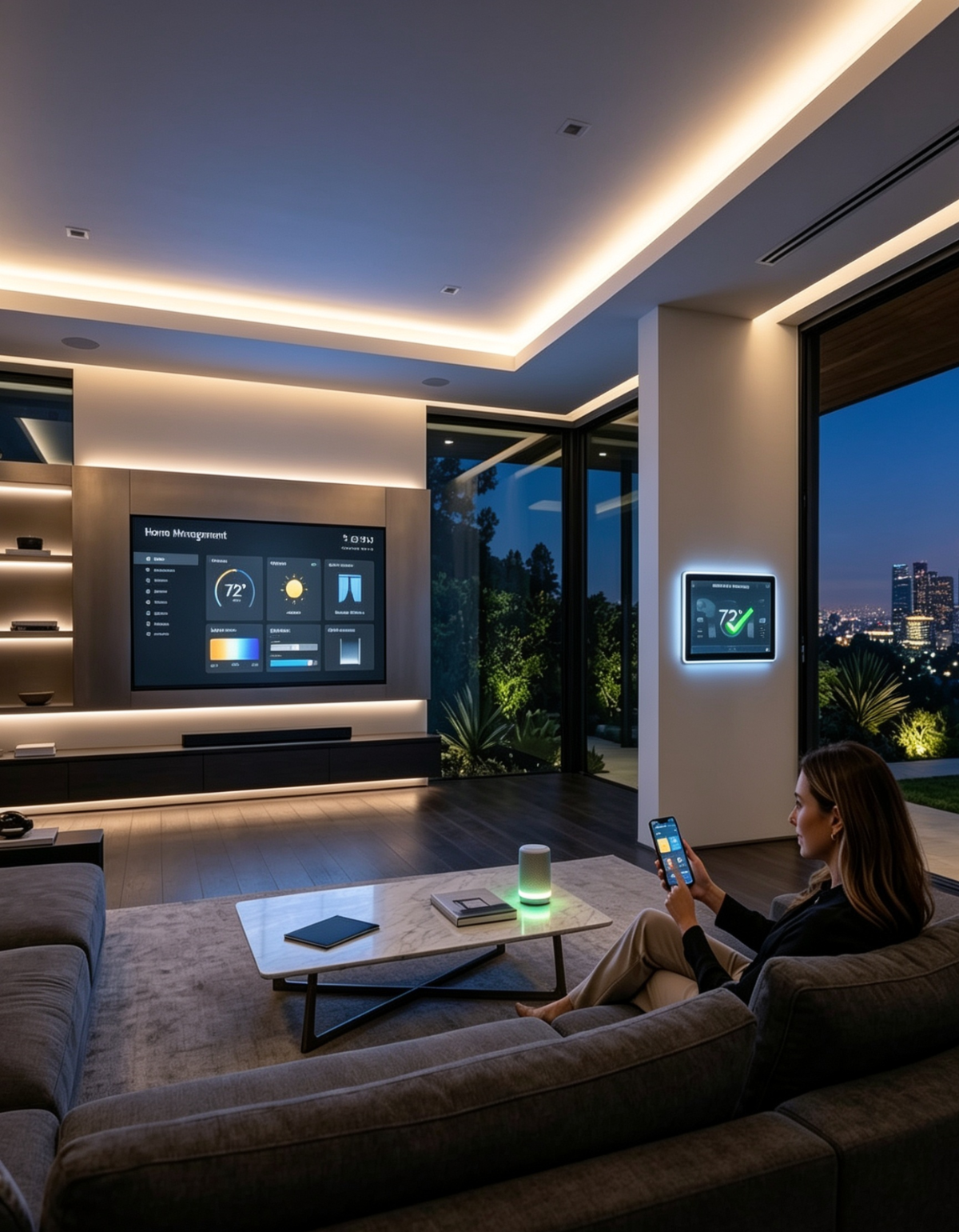 Aplicativo de controle smart home